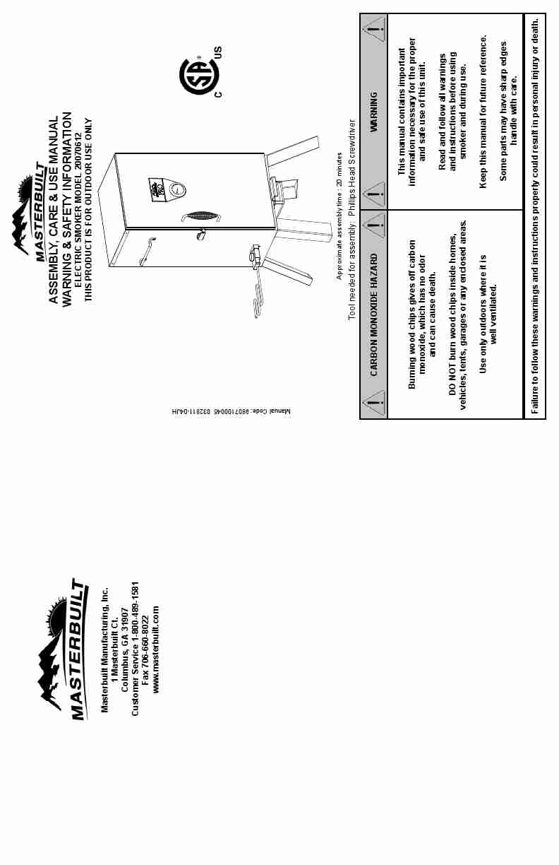 Masterbuilt Analog Electric Smoker Manual-page_pdf